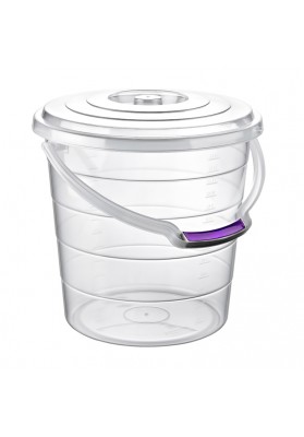 081187 HOBBY CLEAR BUCKET WITH LID 20 LT